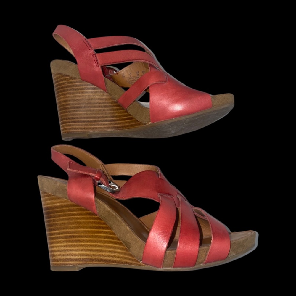 franco sarto wedge heel sandals